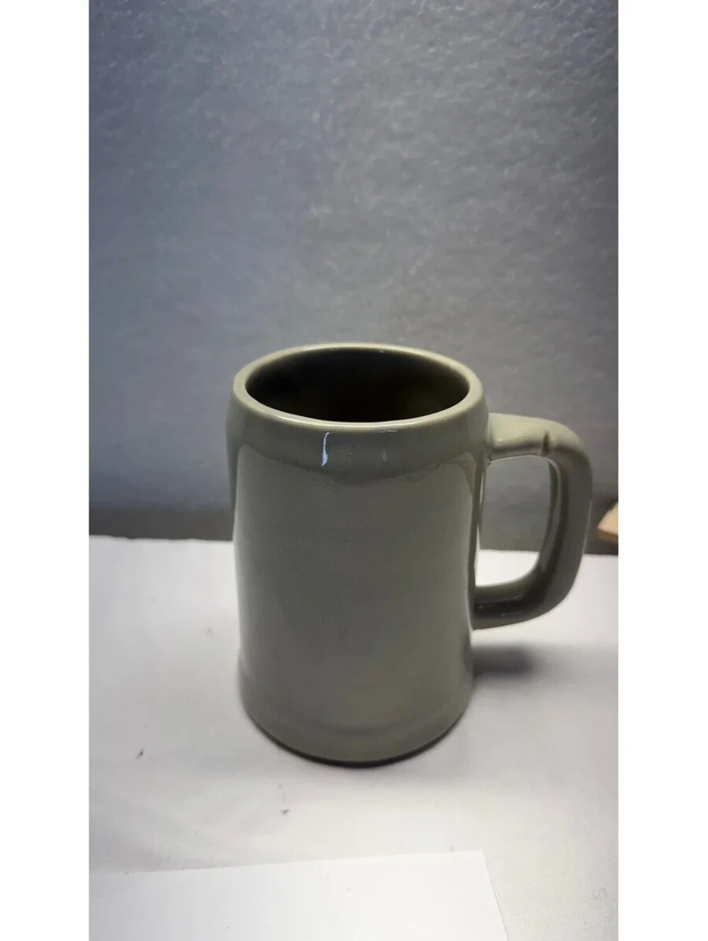 Vintage Beck's Bier Beer Stein Mug Ceramic Logo Crest E-3